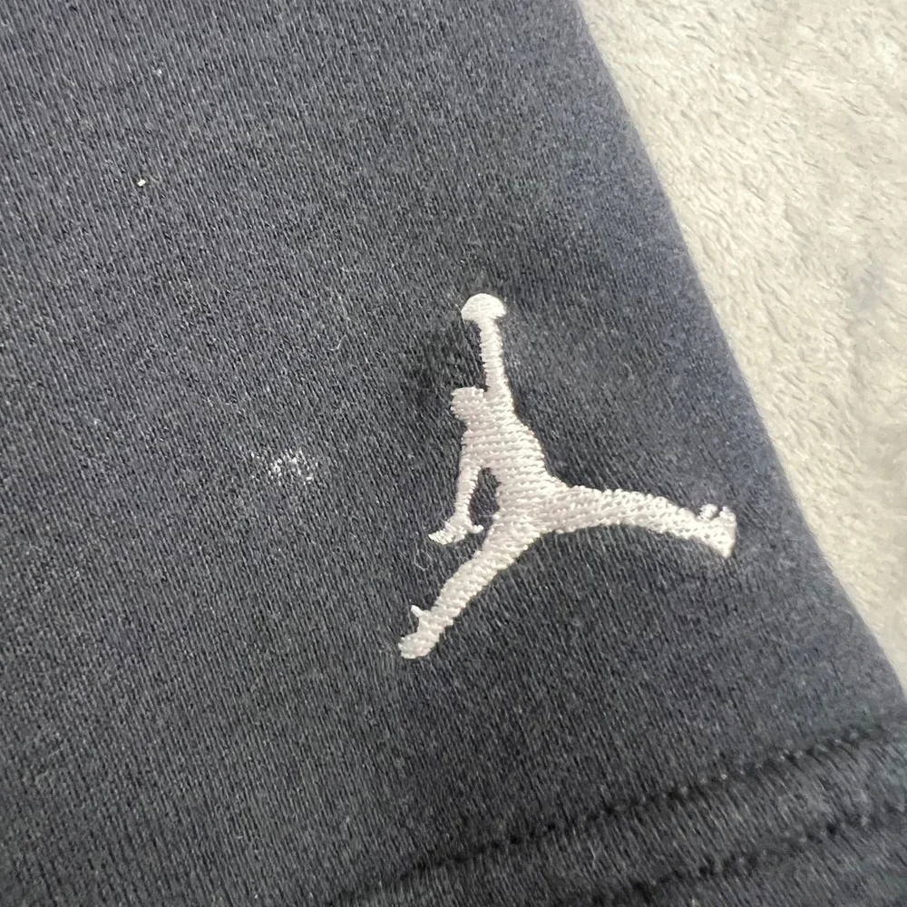 JORDAN Fleece Shorts Mens Medium Black 331588-010 Jumpman Cotton Athletic